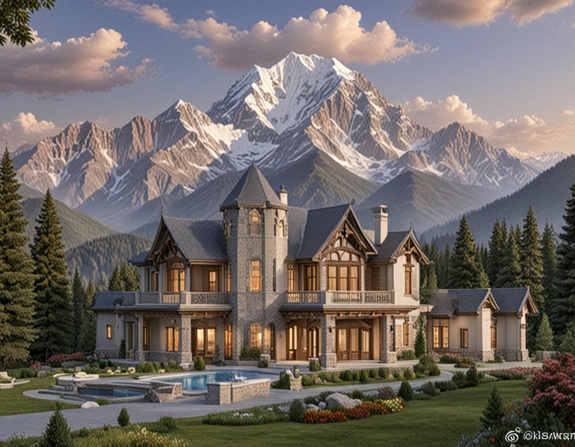 雄伟的山景 - GoEnhance AI